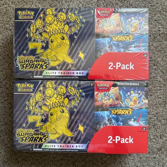 NEW ⚡ Pokemon Surging Sparks ⚡ Elite Trainer Box ⚡ Factory sealed ETB ⚡ Costco - Picture 1 of 2